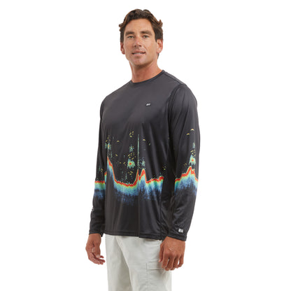 Vaportek Fishing Shirt - Sonar Black