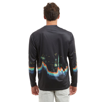 Vaportek Fishing Shirt - Sonar Black
