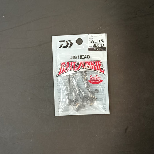 Daiwa Bait junkie jig head 1/8 5/0