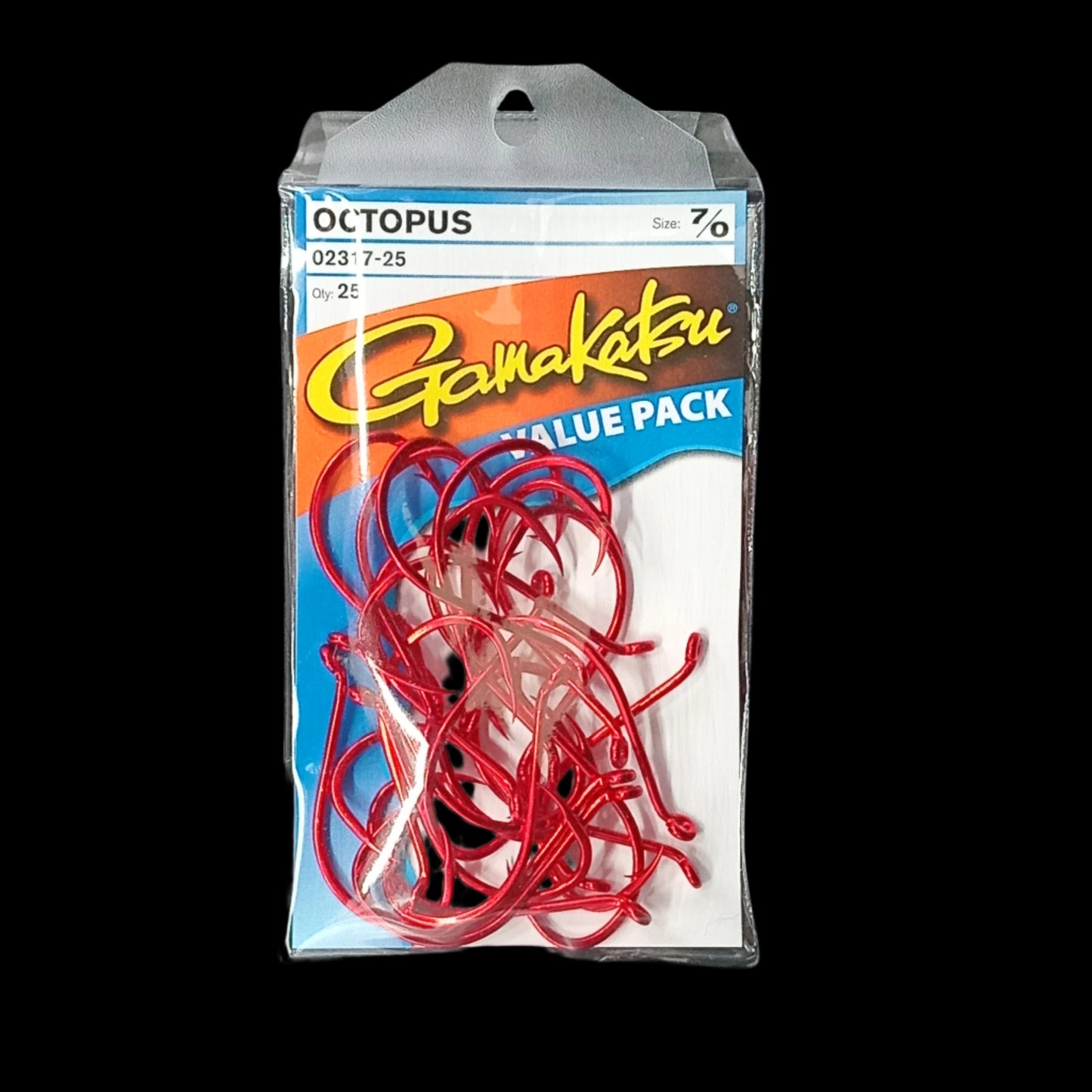 Gamakatsu Red Octopus 25pk 7/0