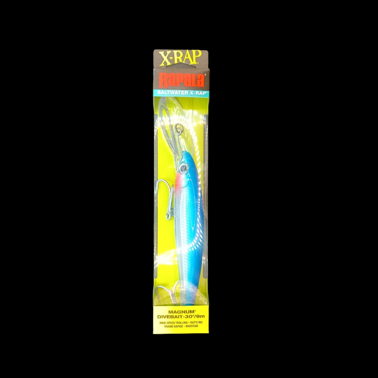 Rapala X-rap 30 Yellowfin Silver Blue