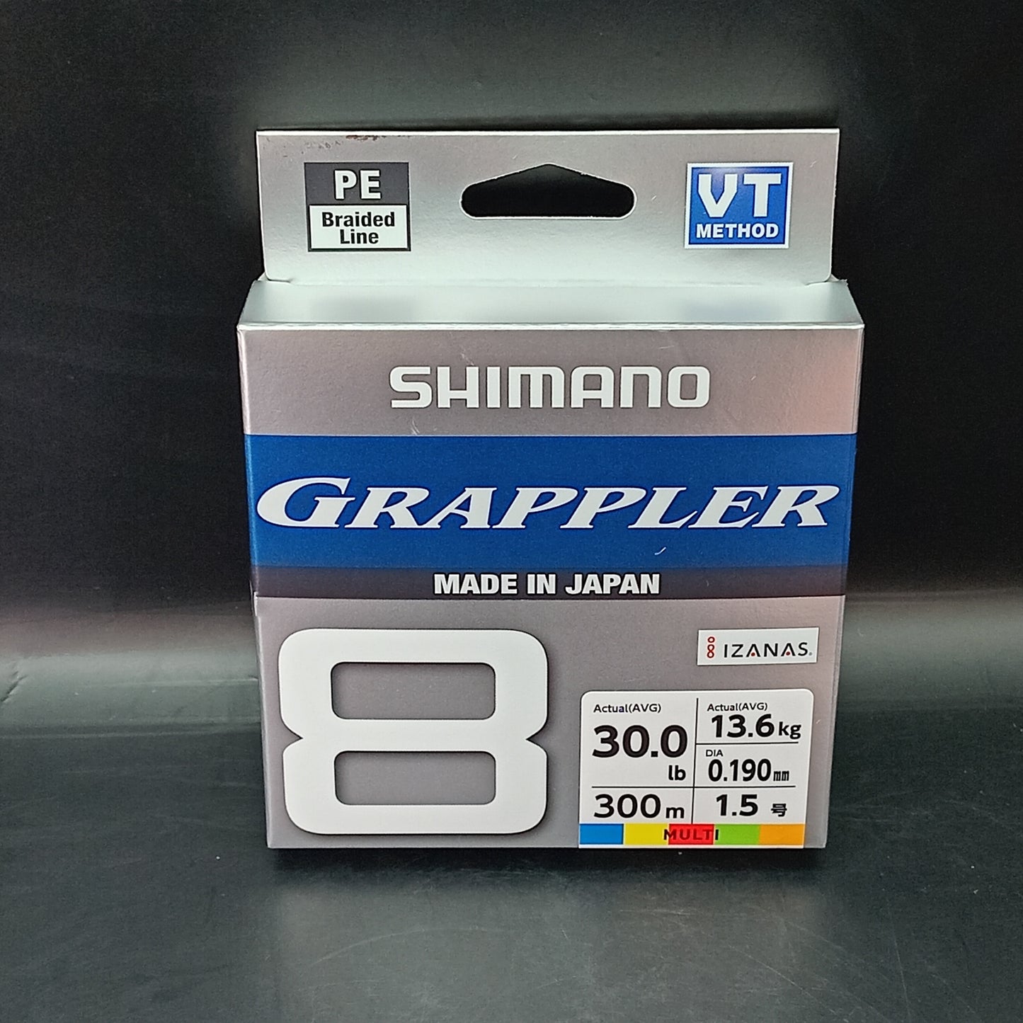 Shimano Grappler X8 braid 300m 13.6 PE1.5