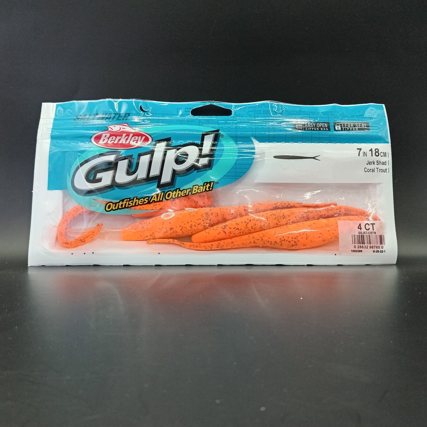 Gulp 7" Jerk Shad "Coral Trout"