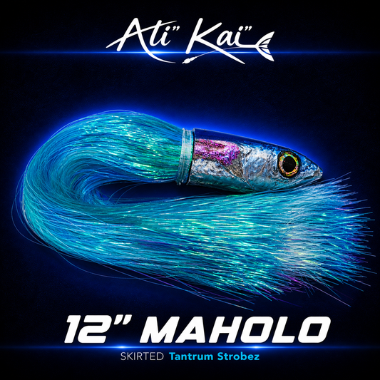 Ali'i 12" Maholo | Ice Blue over Pearl Tantrum Stobez