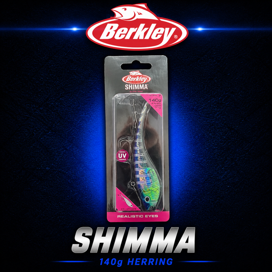 Berkley Shimma 140g herring, Soft lure, Warren Hay Marine, Whangarei