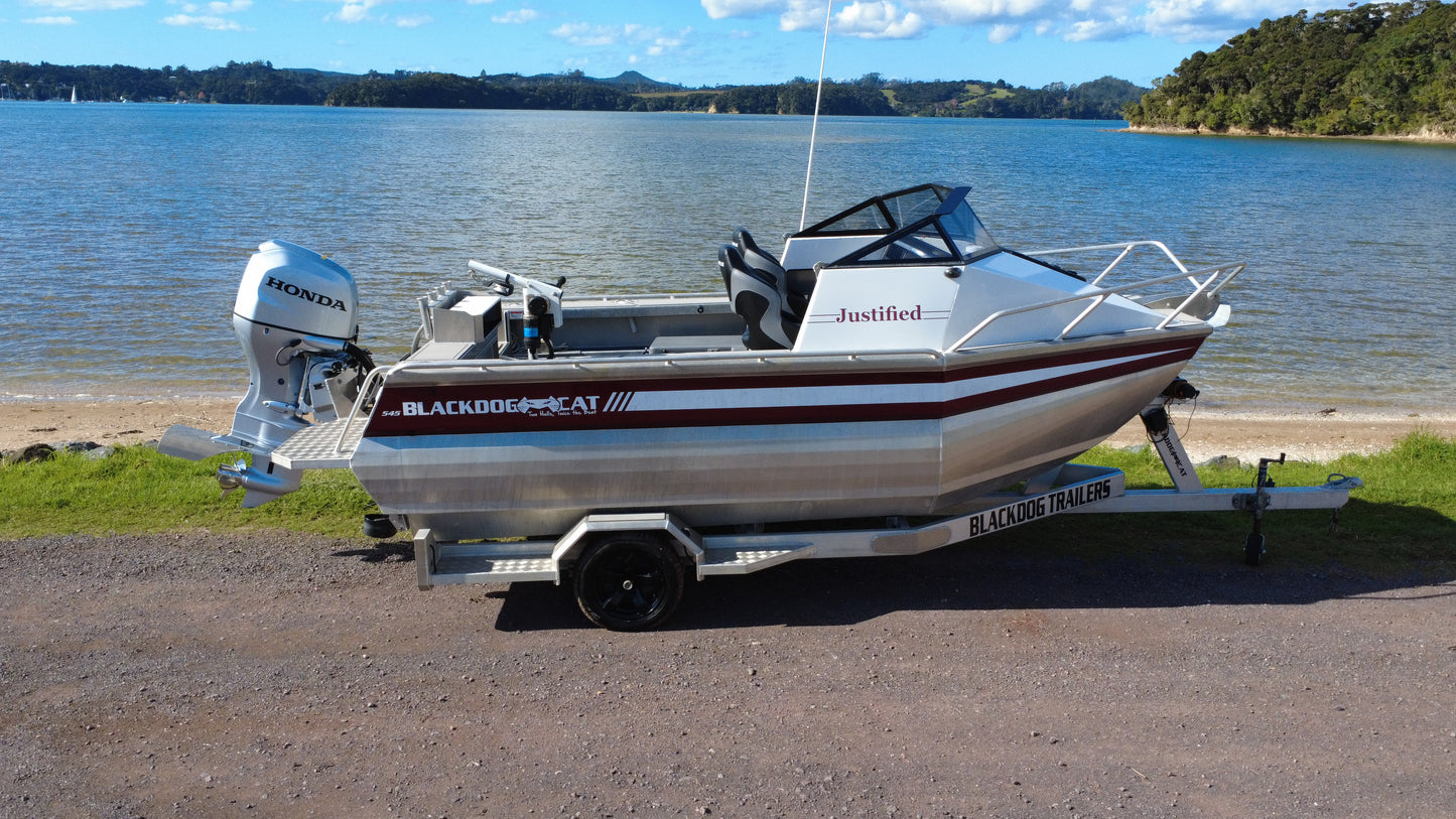 used Black dog cat for sale at Warren Hay Marine, whangarei 