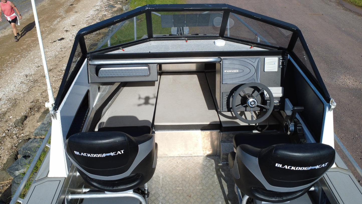 Used Boat, whangarei, Black dog Cat 545