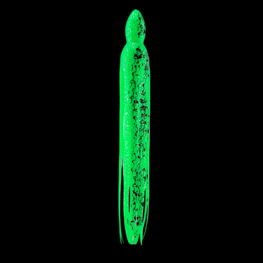 Blue Ocean replacement lure skirt in green and black