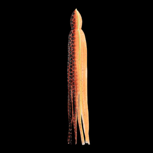 Blue ocean replacement lure skirt, orange 