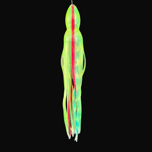 Blue ocean replacement octopus skirt 302 (8") Translucent lumo 