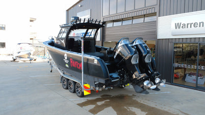 Used Boat, Broadbill 8m with twin suzuki 350 duo propped outboards