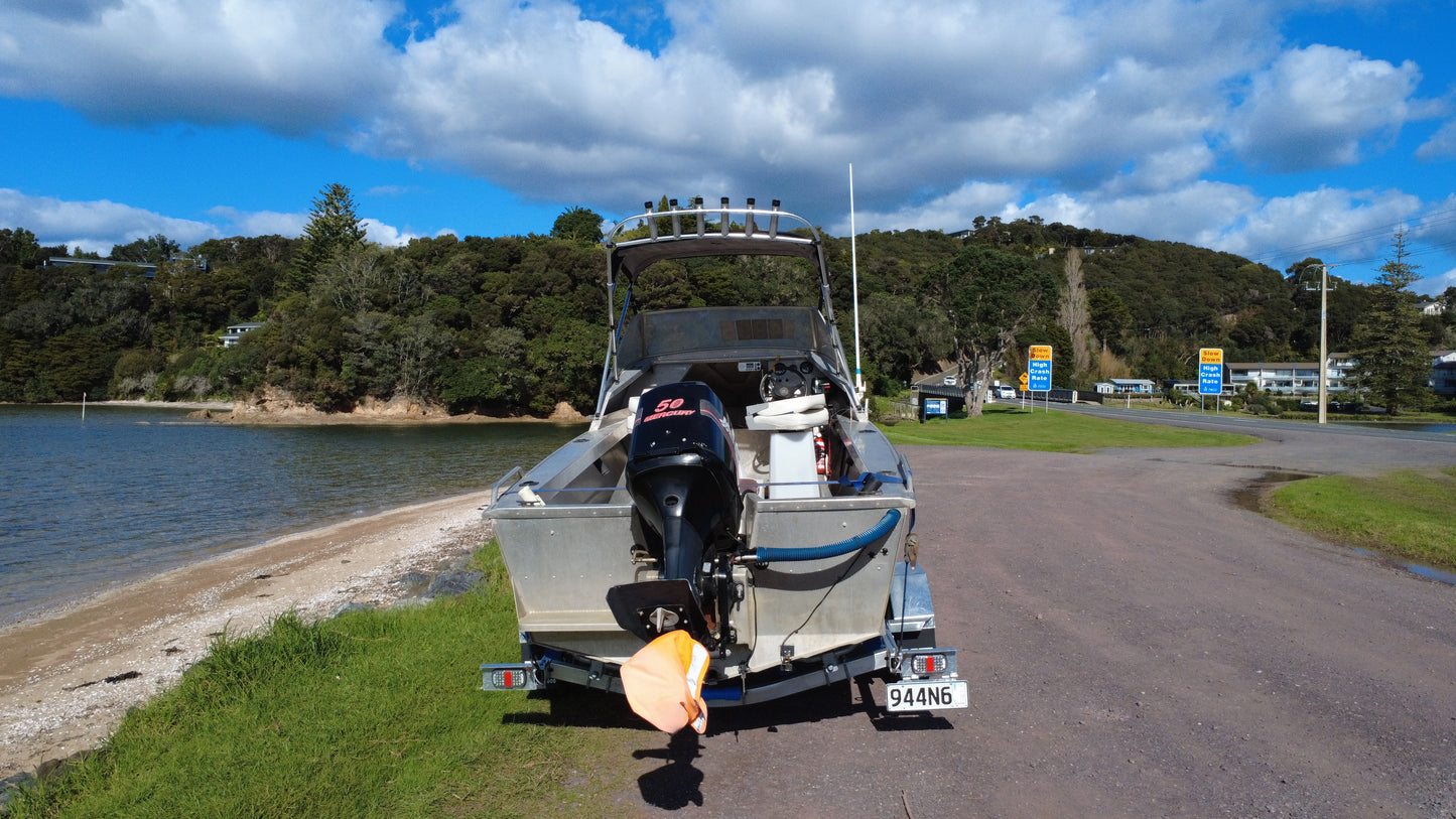 USED MARCO 490 – Compact Fishing Boat with Mercury 50hp 2-Stroke