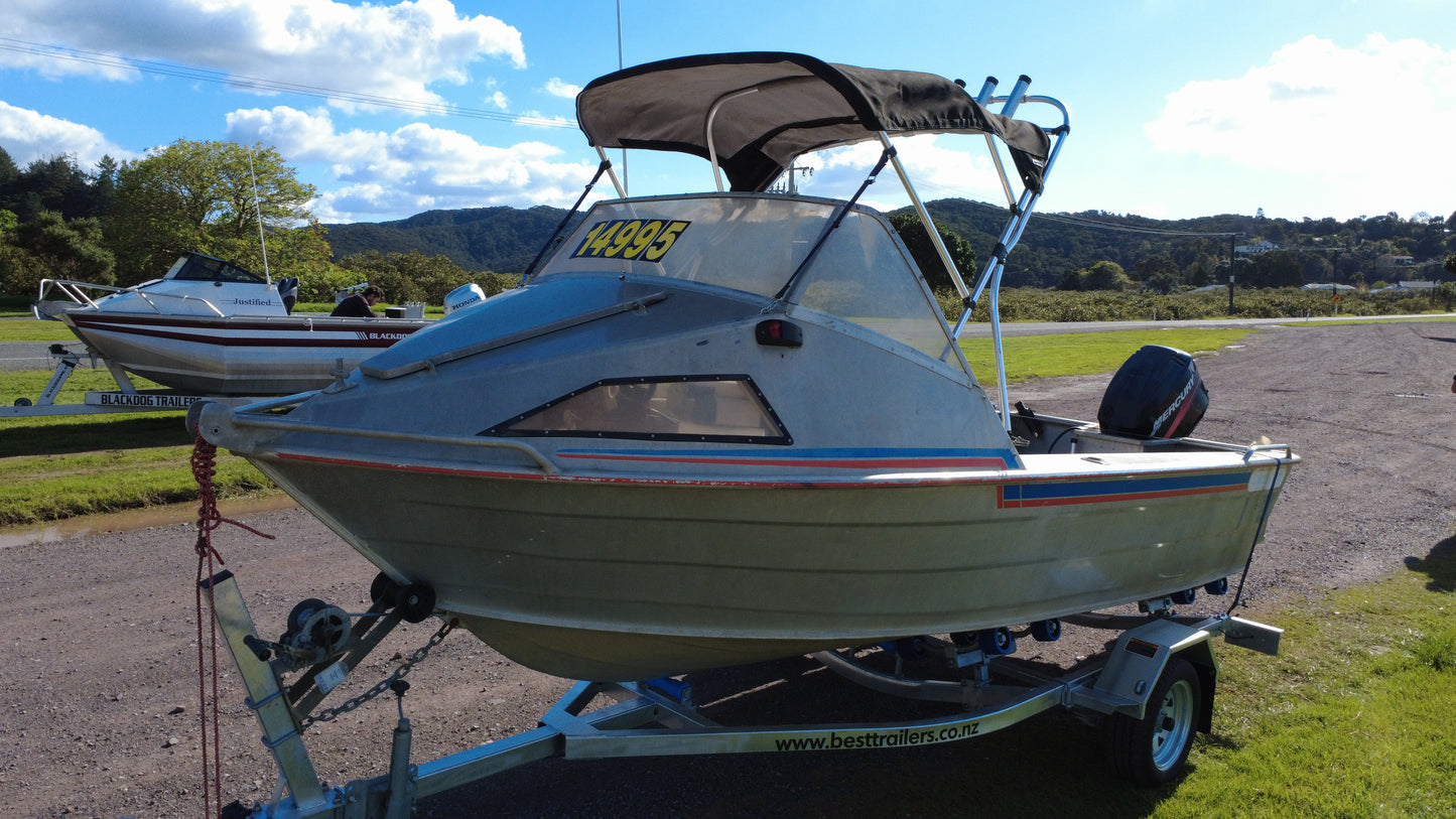 USED MARCO 490 – Compact Fishing Boat with Mercury 50hp 2-Stroke
