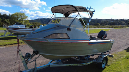 USED MARCO 490 – Compact Fishing Boat with Mercury 50hp 2-Stroke