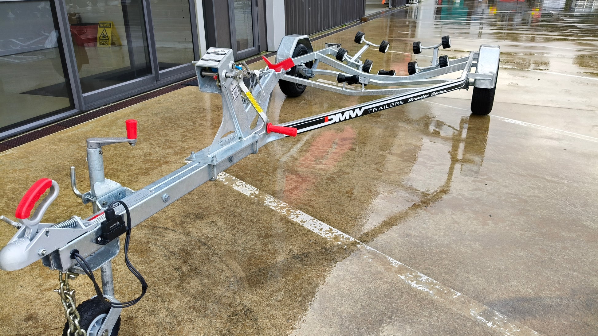 DMW Premier 430 boat trailer ready for 4.3m - 4.7m boat