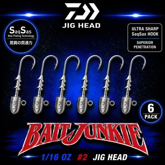Daiwa Bait junkie jig head 1/16oz #2