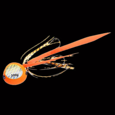 Daiwa Kohga Bayrubber Orange slow-jig lure for snapper and kingfish