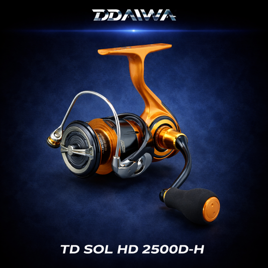 Daiwa TD SOL HD 2500D-H spinning reel orange lightweight fishing reel
