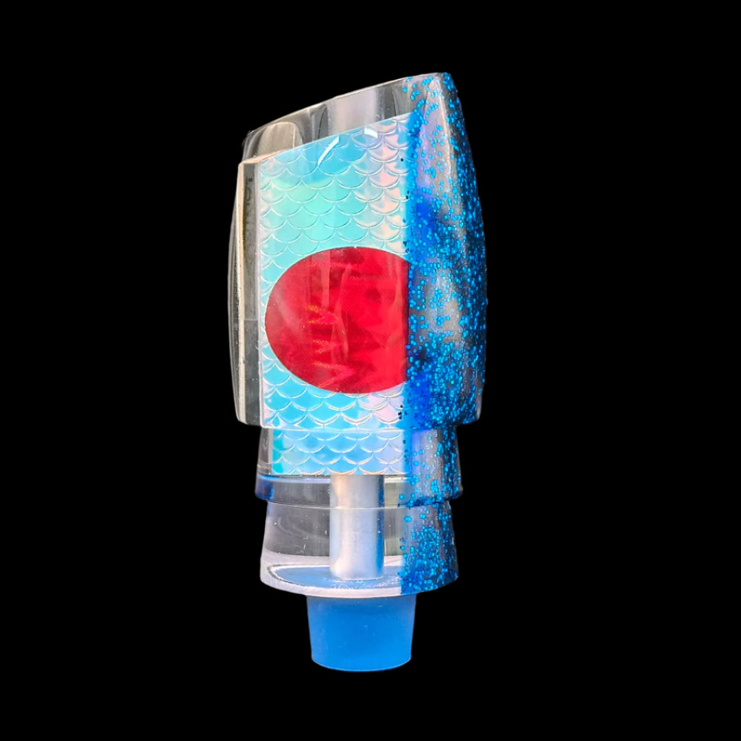 Tantrum Lures Medium Bandit Head in Dark Blue – Kona-made game lure head only, available at Warren Hay Marine.