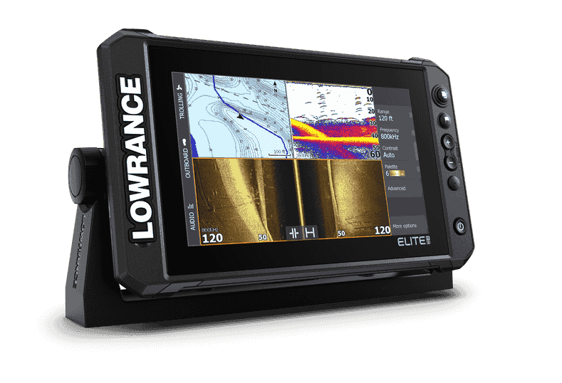 Lowrance Elite Fs 9" With Active Image 3 In 1 Transducer & Nz Chart