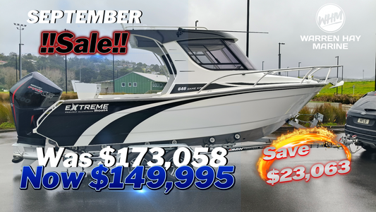 Mercury 200hp V8 Digital Outboard on Extreme 646 gameking, September Sale.