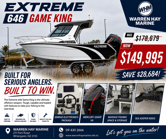 Extreme 646 Game King | Mercury 200hp V8 Outboard