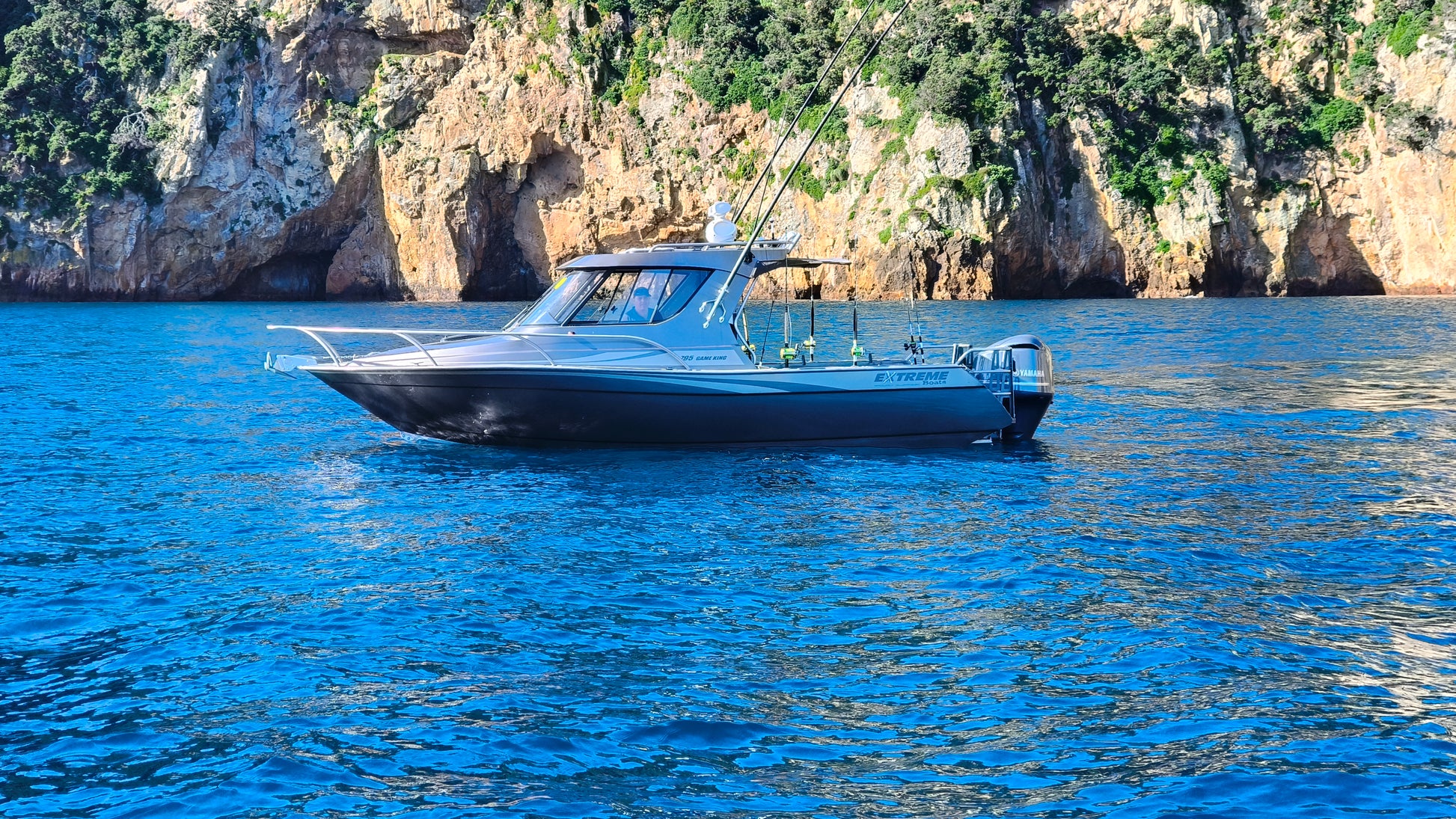 Used boats whangarei, this used Extreme 795 GameKing is fully game rigged and ready to go 