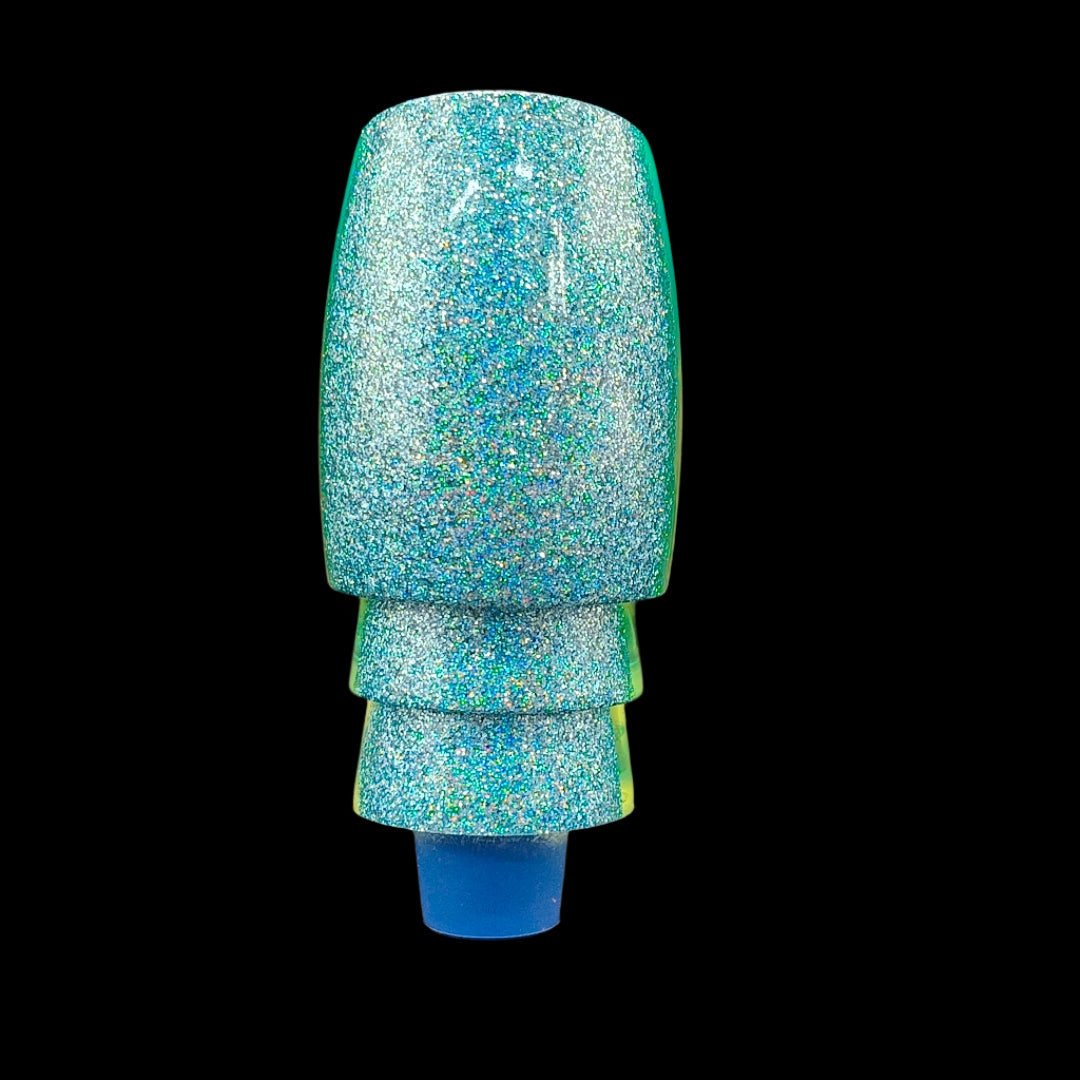 Tantrum Lures Medium Bandit Head in Fluro – Kona-made high-visibility lure head only, available at Warren Hay Marine.
