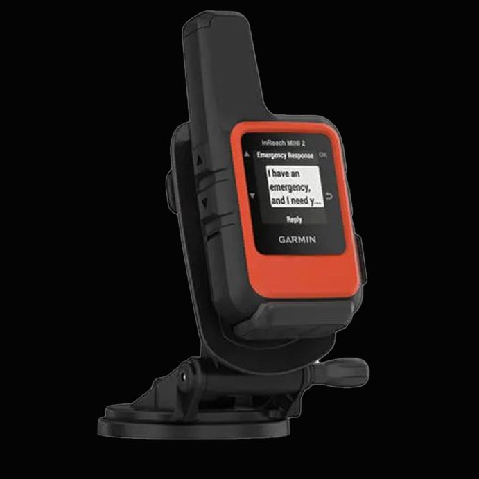 Garmin inReach Mini 2 Marine Bundle – compact satellite communicator with marine mount at Warren Hay Marine, Whangarei