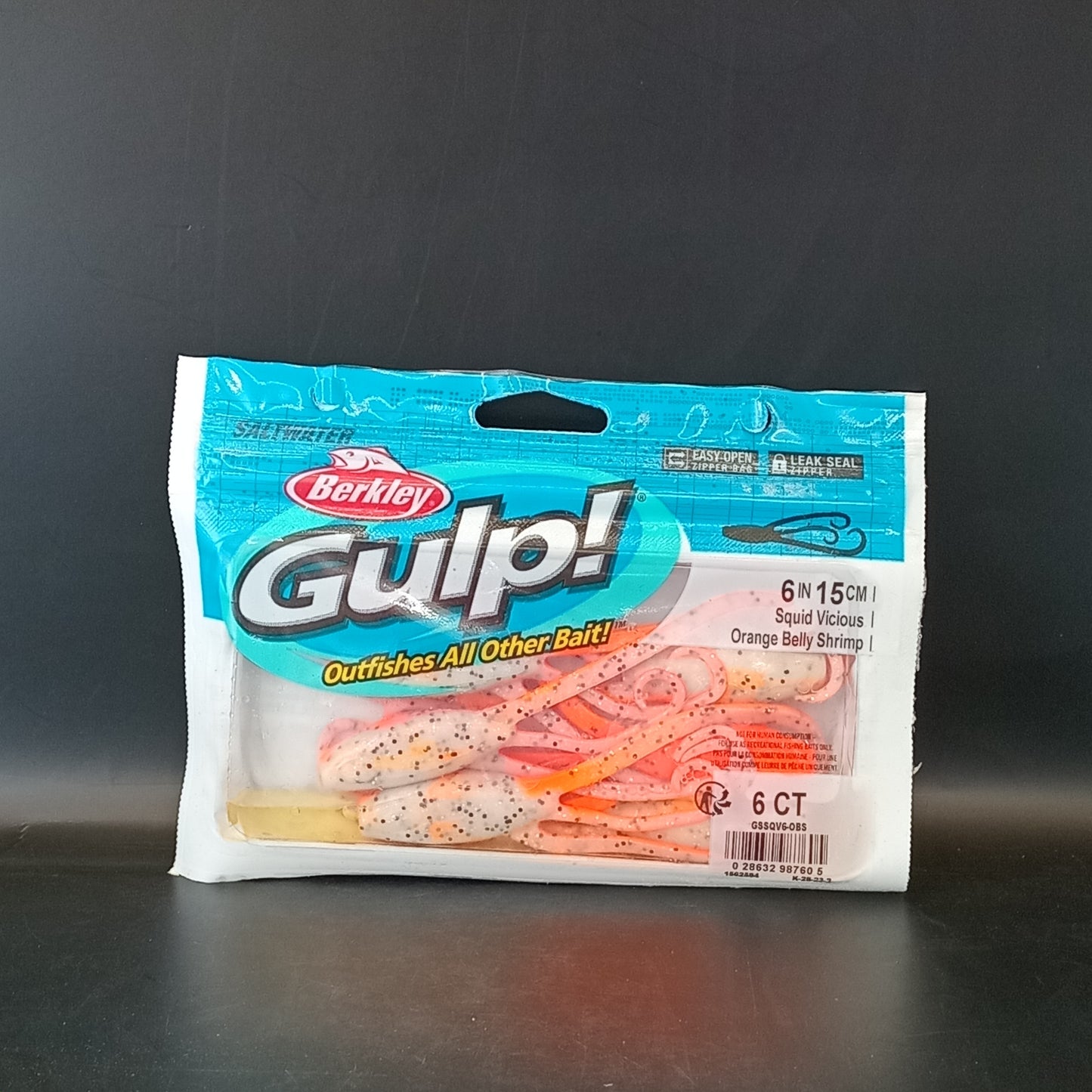 Gulp Squid Viscious orange belly shrimp