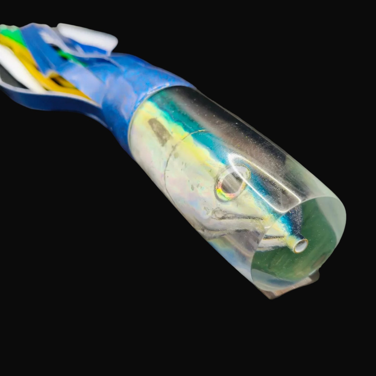 Alii Kai Medium Hard Head  Game Fishing Lure - Blue Vinyl over Newell Highlights (VAN)