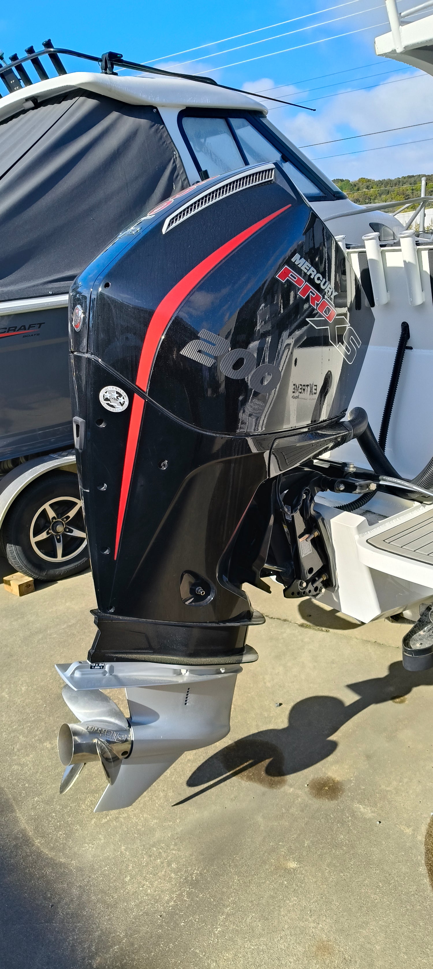 Mercury outboard servicing at Warren Hay Marine workshop in Whangārei Northland