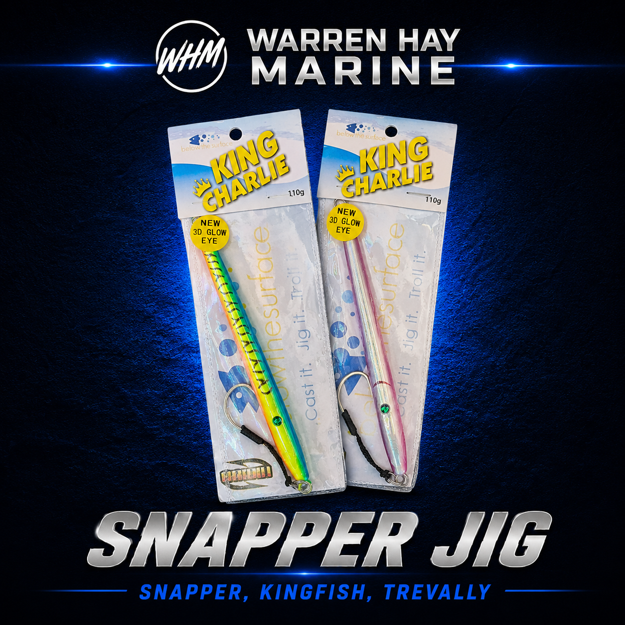 King Charlie Snapper Jigs | Premium Slow Pitch & Mechanical Jigging Lures