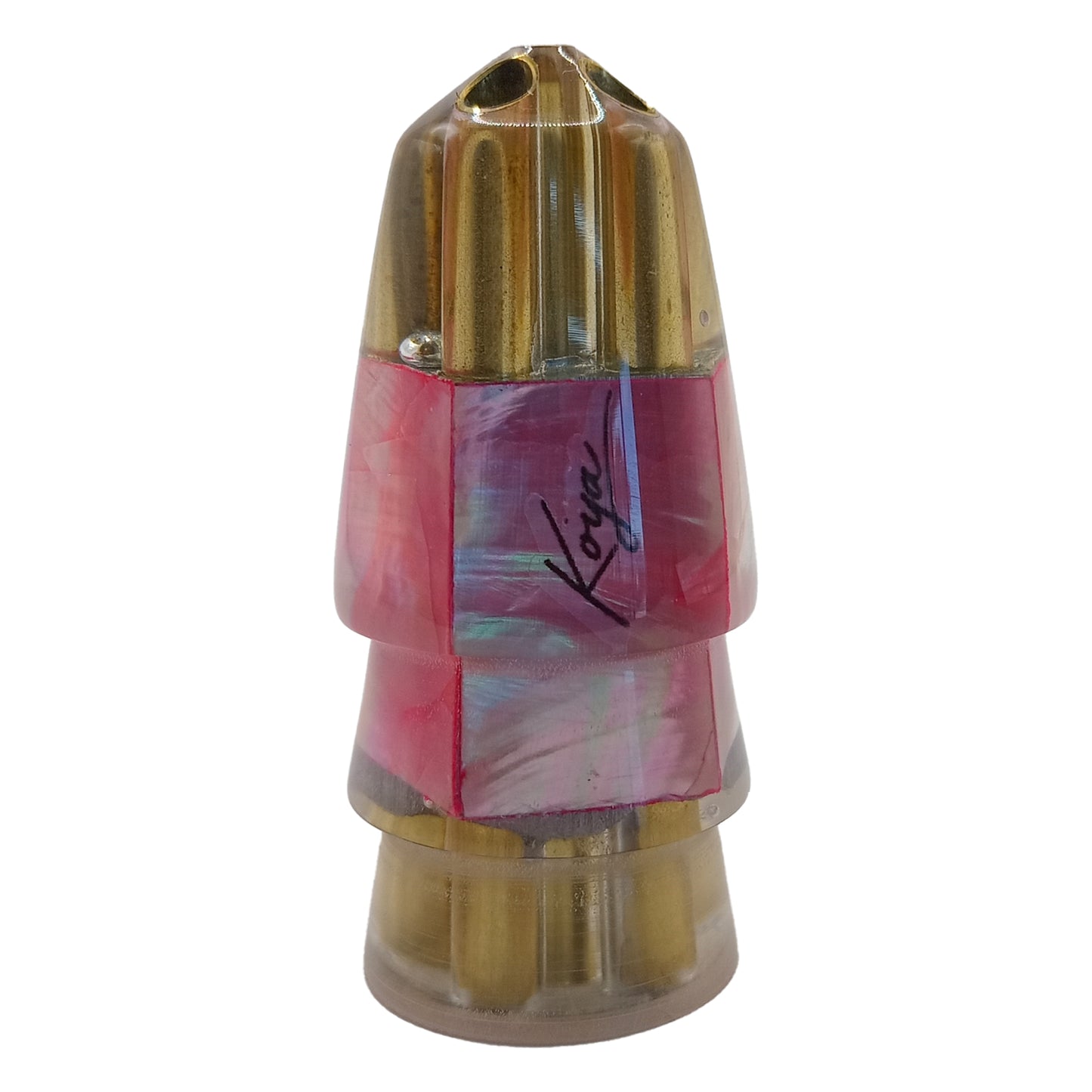 Koya mini AK bullet 7" (pink pearl) Skirted in pink and white Flash-a-bou