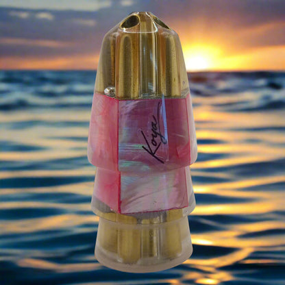 Koya mini AK bullet 7" (pink pearl) Skirted in pink and white Flash-a-bou