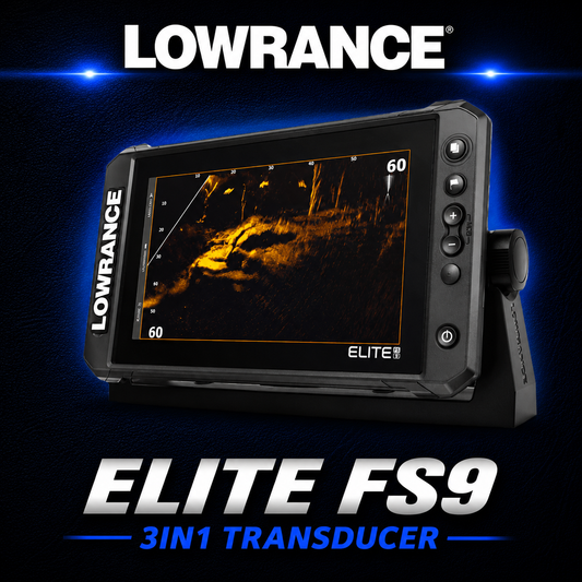 Lowrance Elite Fs 9" With Active Image 3 In 1 Transducer & Nz Chart