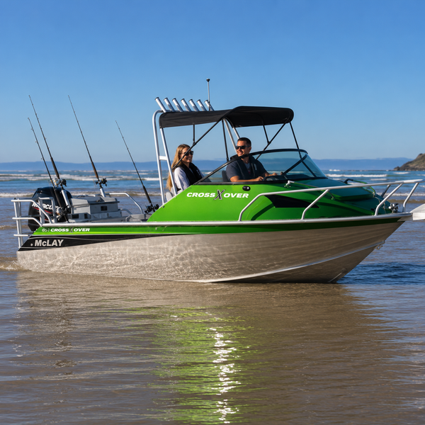 Mclay 601 CrossXover on water, Warren Hay Marine, Whangarei