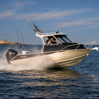 Mclay 611 CrossXover hardtop starboard side, Warren Hay Marine, Whangarei 