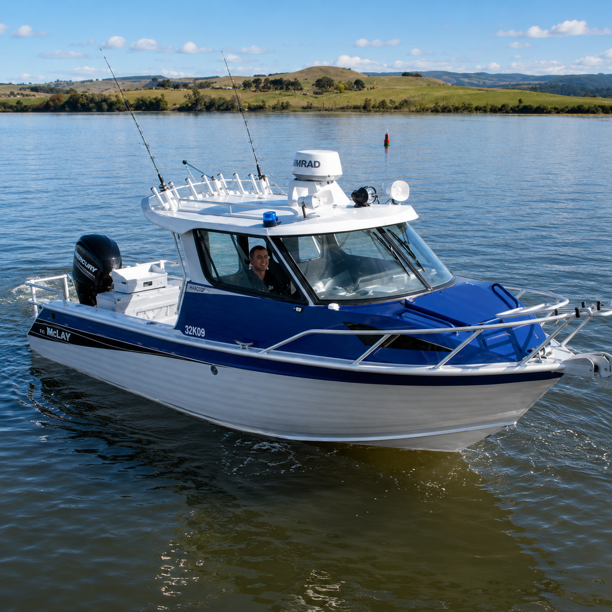 McLay 701 Gen 2 Hardtop aluminium boat designed for offshore adventures. Warren Hay Marine, Whangarei