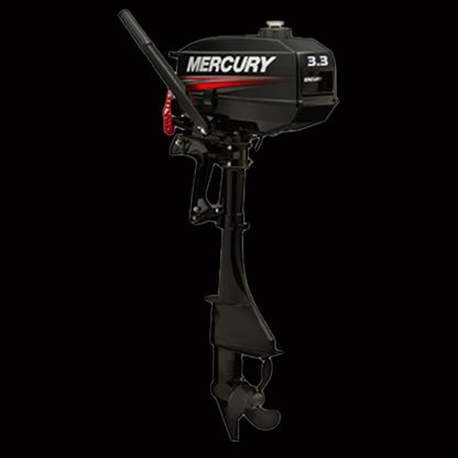 "Mercury 3.3HP 2-stroke outboard motor for sale in Northland – lightweight, portable power ideal for dinghies and small boats. Available now in Whangārei."