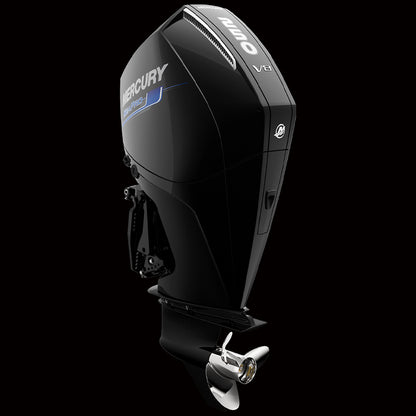 Mercury 250HP XL SeaPro DTS outboard with extra-long shaft, V8 4-stroke powerhead, and DTS digital controls – available at Warren Hay Marine in Whangārei.