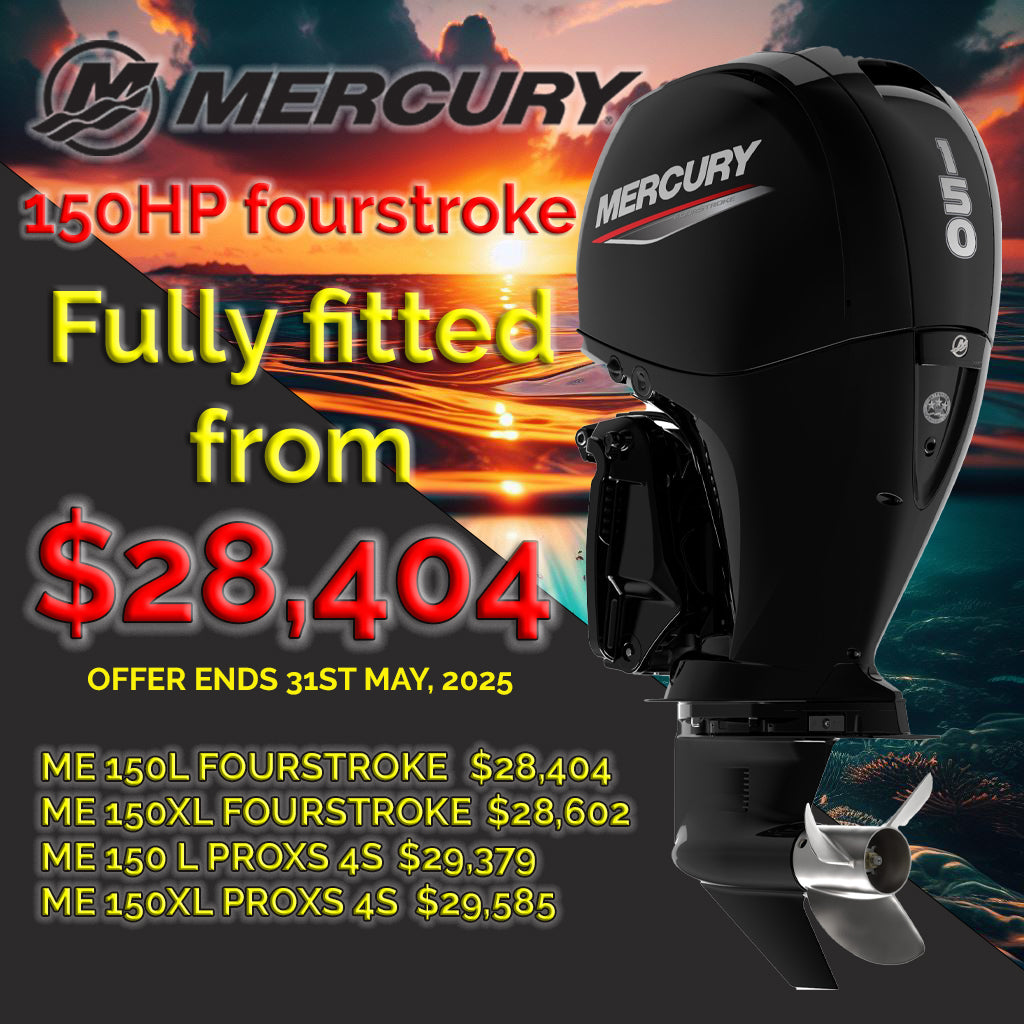 Repower you with Mercury 150hp 