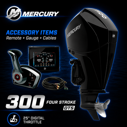 Mercury 300hp DTS digital throttle outboard engine, Warren Hay Marine, Whangarei 