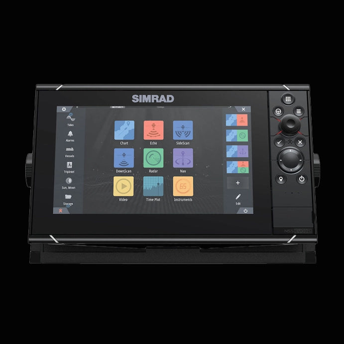 Simrad NSS16 EVO3S Combo MFD with World Basemap – 16" marine multifunction display at Warren Hay Marine, Whangarei