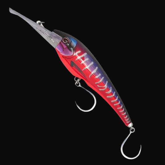 Nomad DTX 200HD 200mm hardbody minnow lure in Hot Pink Mackerel color for offshore game fishing