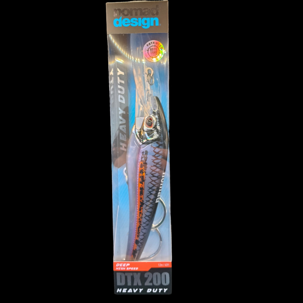 Nomad DTX200HD Redbait trolling lure – 200mm high-speed offshore lure with BKK hooks