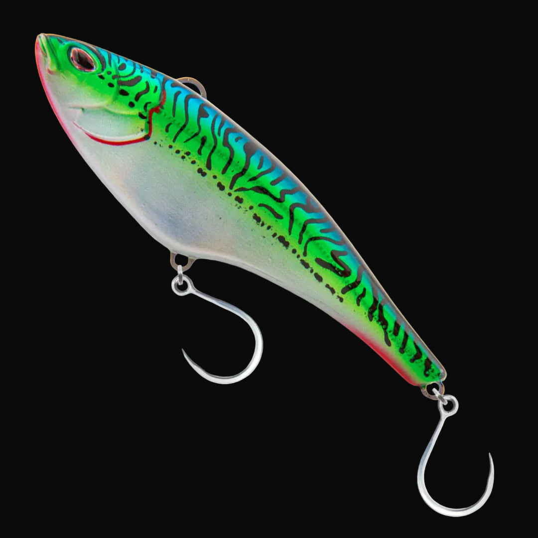 Silver Green Mackerel Nomad Madmacs 200 offshore lure for wahoo and tuna