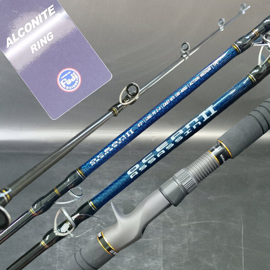 Penn Ocean Assassin II 6'2"PE 2-4 Medium Action spiral wrapped OH rod