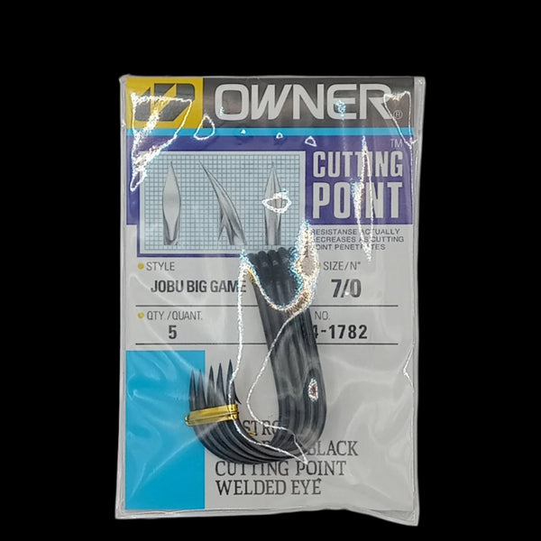 OWNER Jobu Big Game Fishing Hooks Size Number 9/0 + Pack of 3 + Free Post OWNER Jobu Big Game Fishing Hooks Size Number 9/0 + Pack of 3 + Free Post