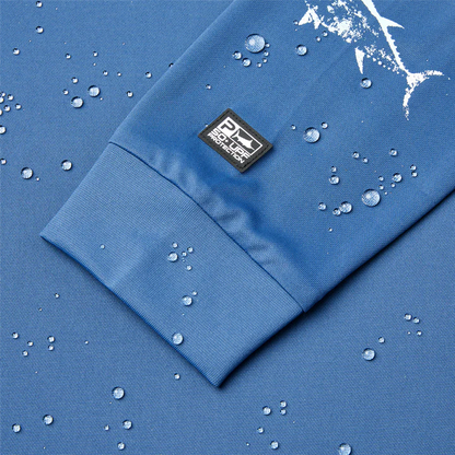 Aquatek Gyotaku Fishing Shirt - Smokey Blue